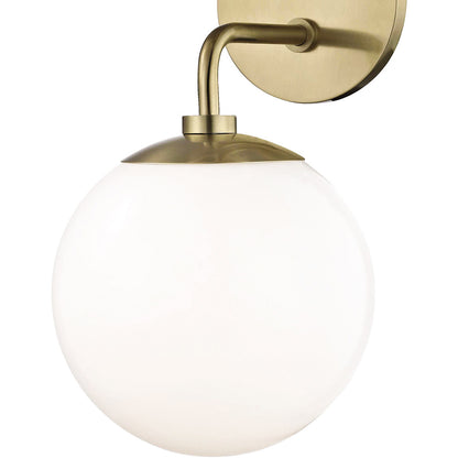 Mitzi 2 Light Wall Sconce in Aged Brass H105102-AGB