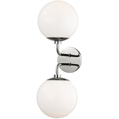 Mitzi 2 Light Wall Sconce in Polished Nickel H105102-PN