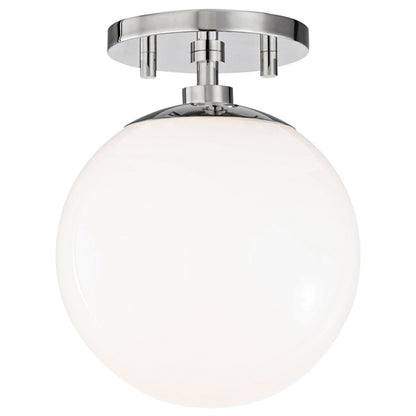 Mitzi 1 Light Semi Flush in Polished Nickel H105601-PN