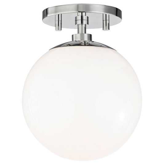 Mitzi 1 Light Semi Flush in Polished Nickel H105601-PN