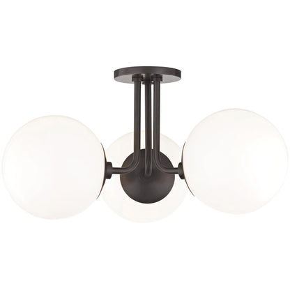 Mitzi 3 Light Semi Flush in Old Bronze H105603-OB