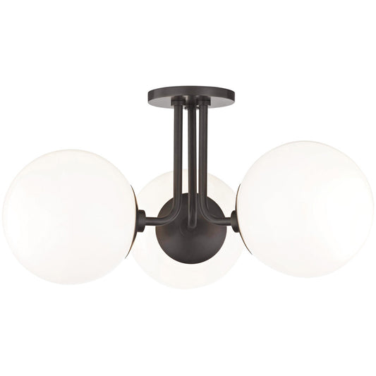 Mitzi 3 Light Semi Flush in Old Bronze H105603-OB