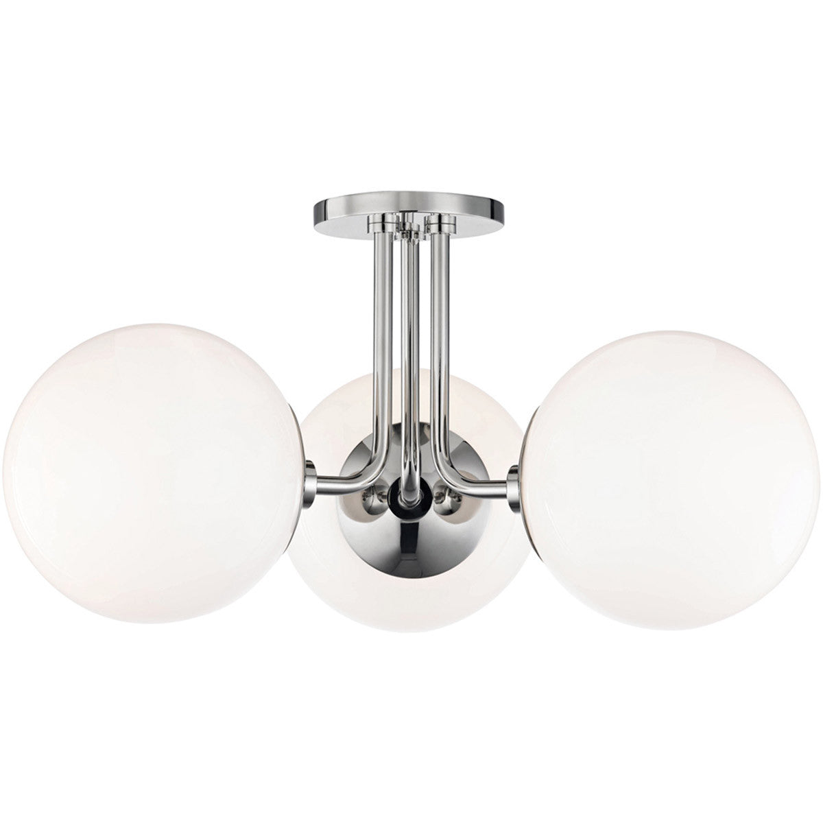 Mitzi 3 Light Semi Flush in Polished Nickel H105603-PN