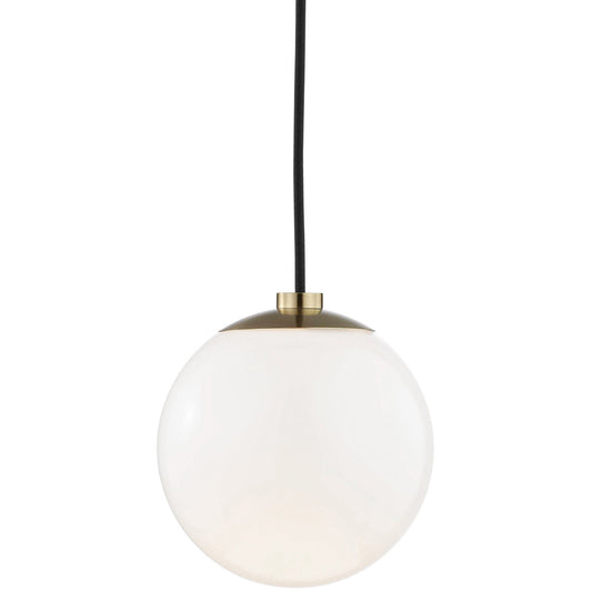 Mitzi 1 Light Pendant in Aged Brass H105701-AGB