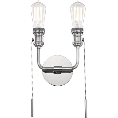 Mitzi 2 Light Wall Sconce in Polished Nickel H106102-PN