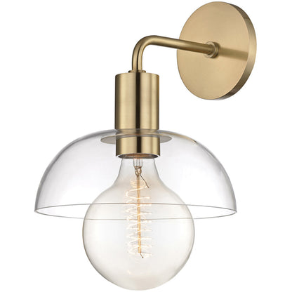 Mitzi 1 Light Wall Sconce in Aged Brass H107101-AGB