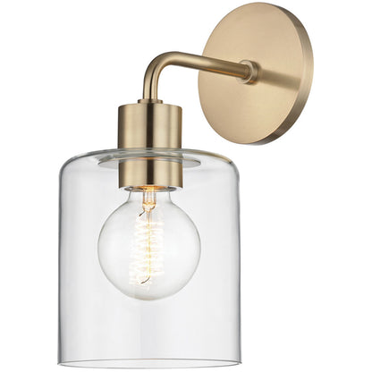 Mitzi 1 Light Wall Sconce in Aged Brass H108101-AGB