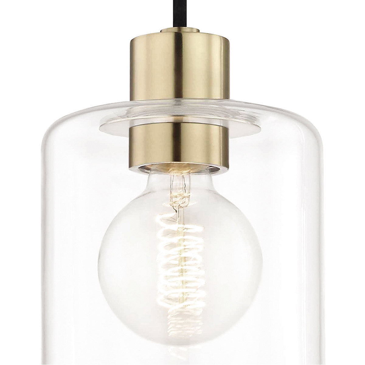 Mitzi 1 Light Pendant in Aged Brass H108701-AGB