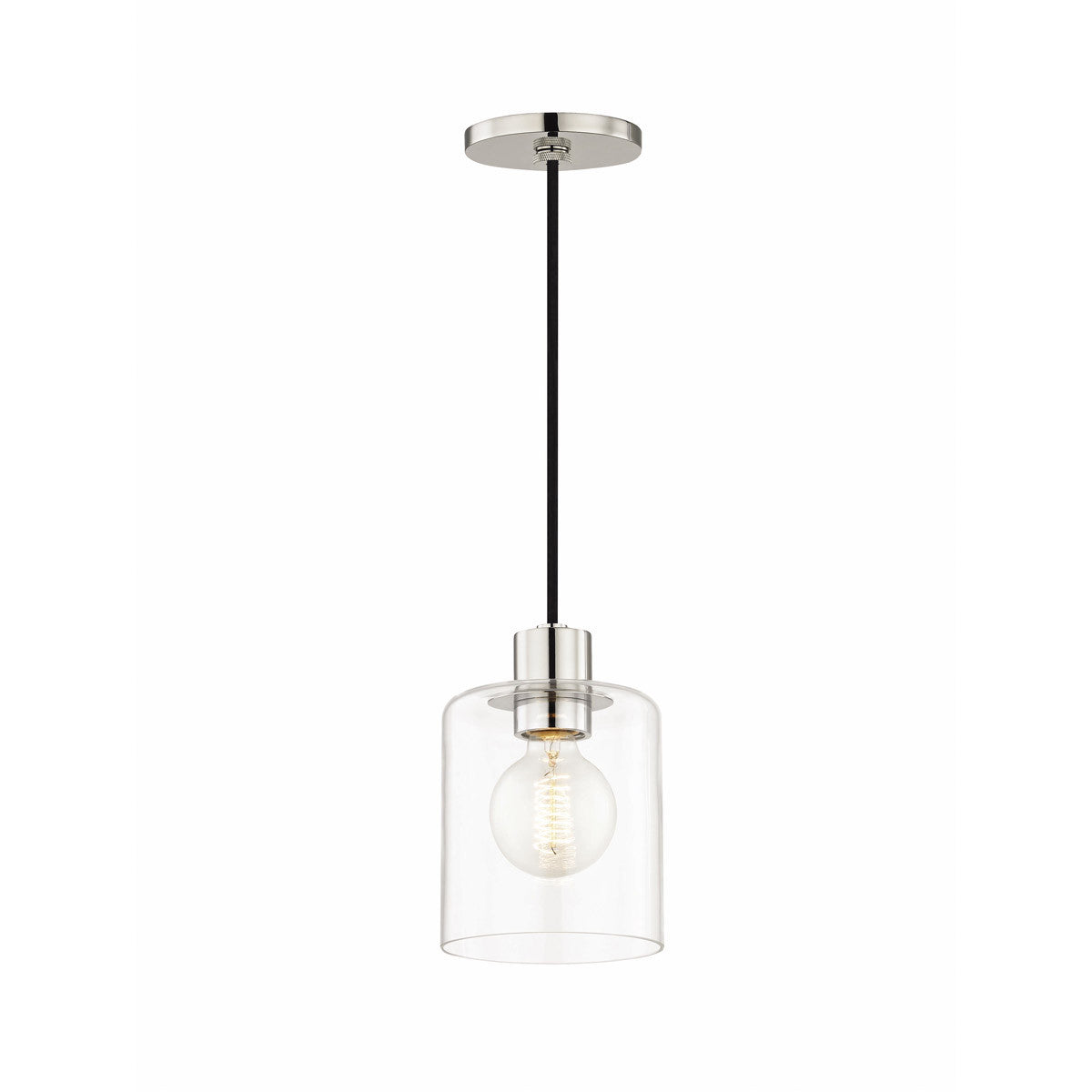 Mitzi 1 Light Pendant in Polished Nickel H108701-PN