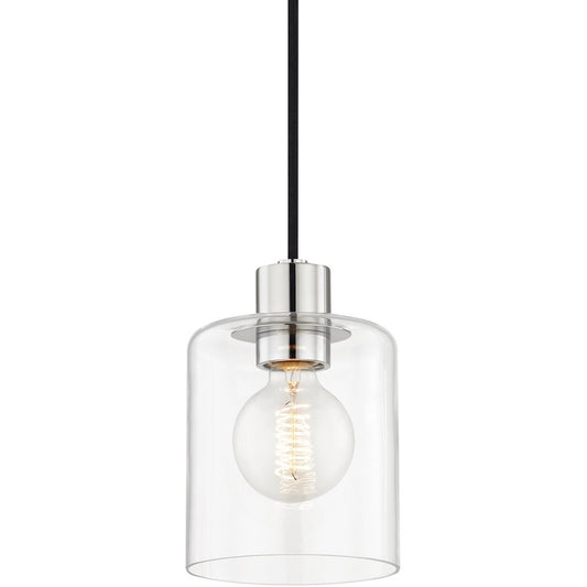 Mitzi 1 Light Pendant in Polished Nickel H108701-PN