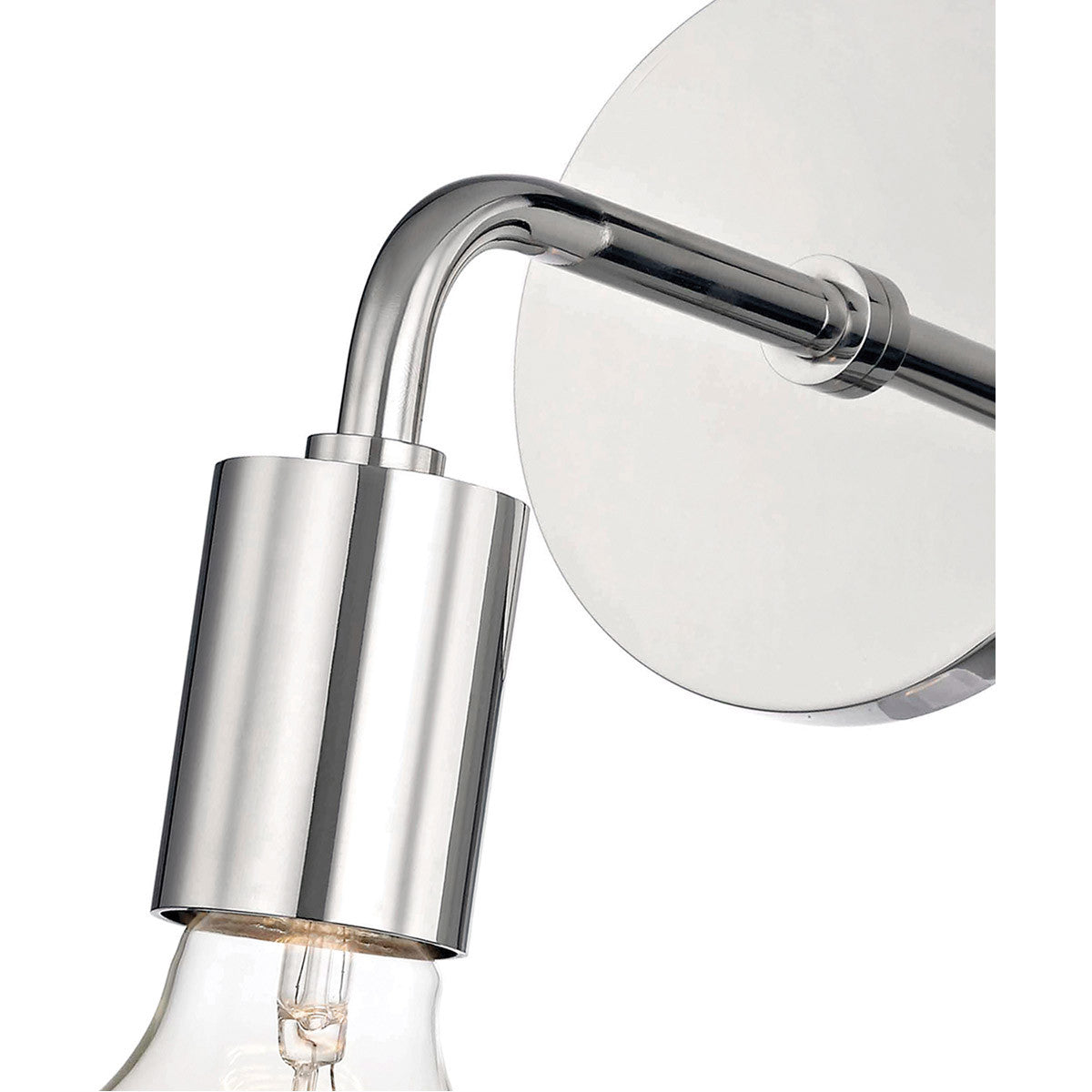 Mitzi 1 Light Wall Sconce in Polished Nickel H109101B-PN