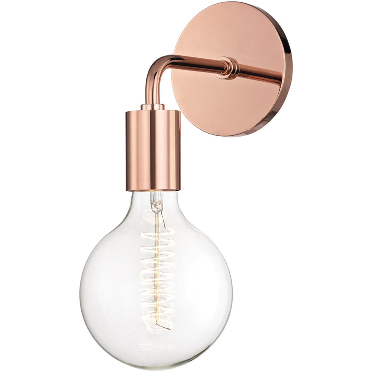 Mitzi 1 Light Wall Sconce in Polished Copper H109101B-POC