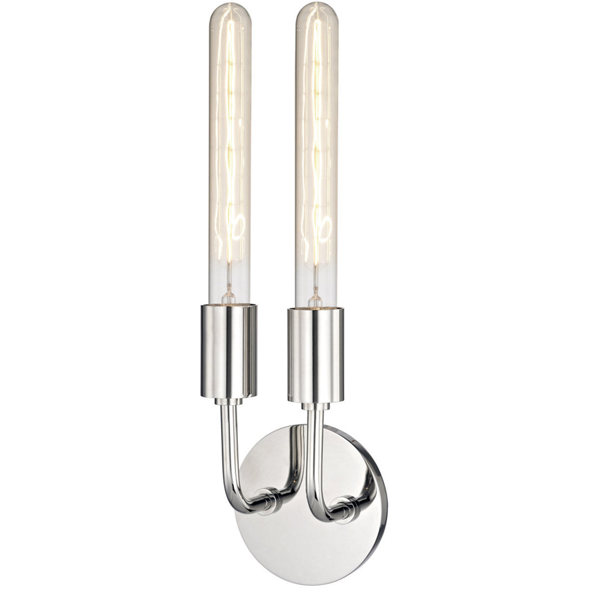 Mitzi 2 Light Wall Sconce in Polished Nickel H109102-PN