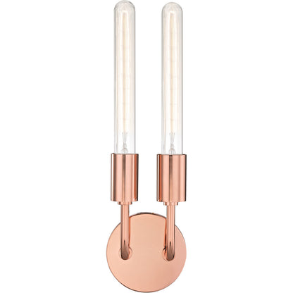 Mitzi 2 Light Wall Sconce in Polished Copper H109102-POC