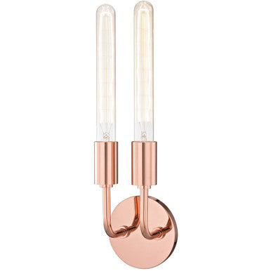 Mitzi 2 Light Wall Sconce in Polished Copper H109102-POC