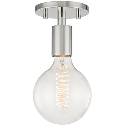 Mitzi 1 Light Semi Flush in Polished Nickel H109601-PN