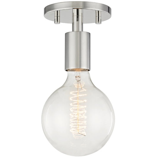 Mitzi 1 Light Semi Flush in Polished Nickel H109601-PN