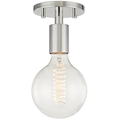 Mitzi 1 Light Semi Flush in Polished Nickel H109601-PN