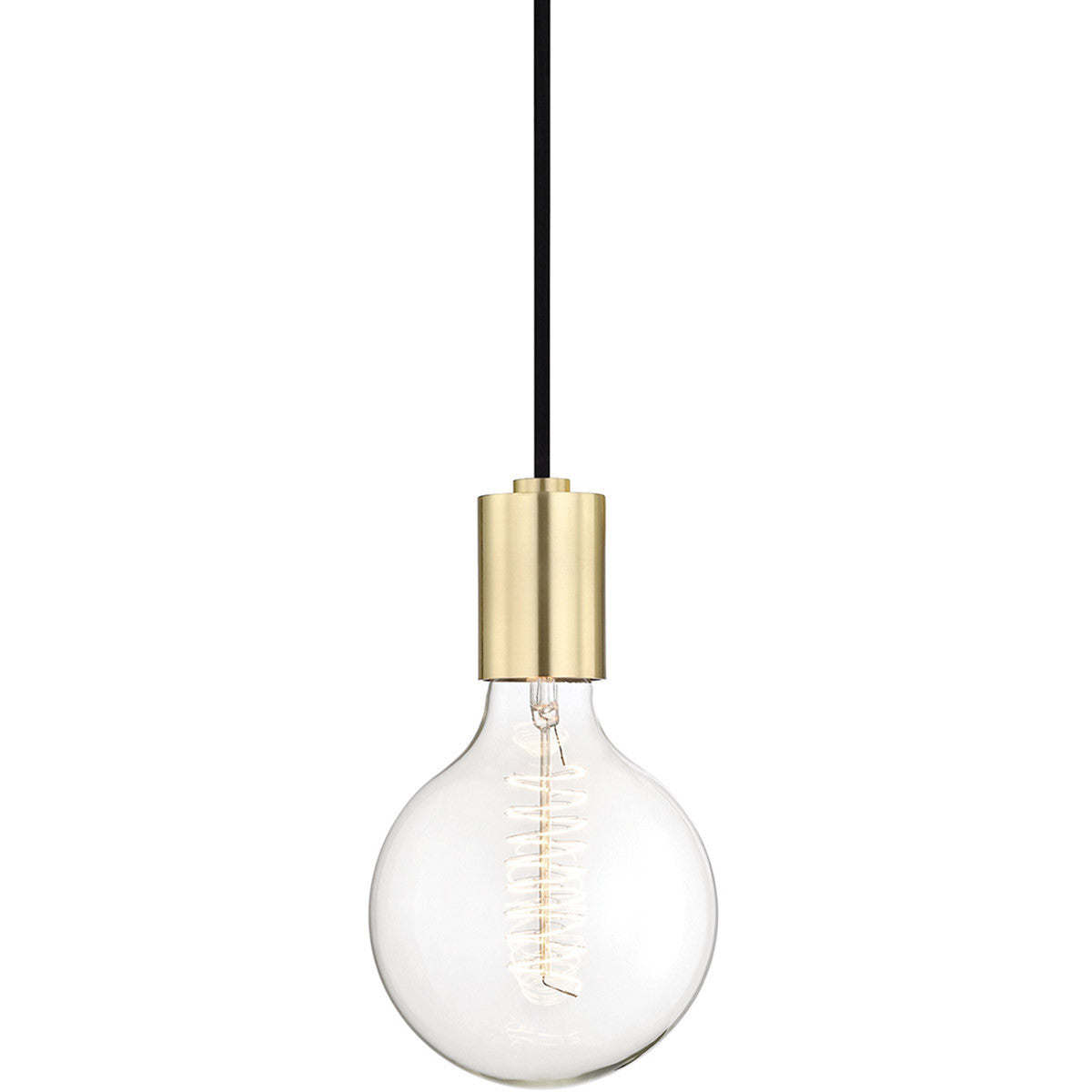 Mitzi 1 Light Pendant in Aged Brass H109701-AGB