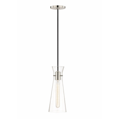 Mitzi 1 Light Pendant in Polished Nickel H112701-PN