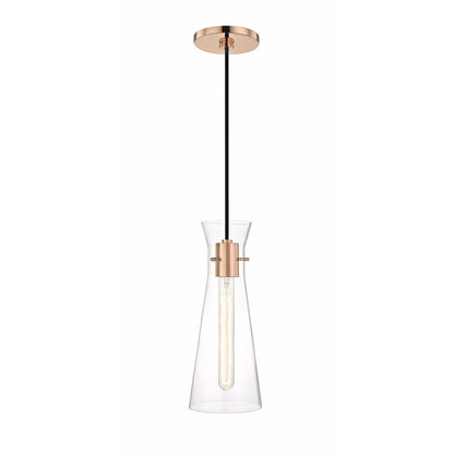 Mitzi 1 Light Pendant in Polished Copper H112701-POC