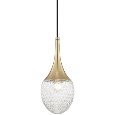 Mitzi 1 Light Pendant in Aged Brass H114701A-AGB