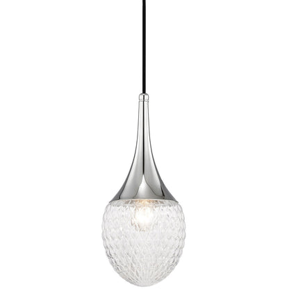 Mitzi 1 Light Pendant in Polished Nickel H114701A-PN