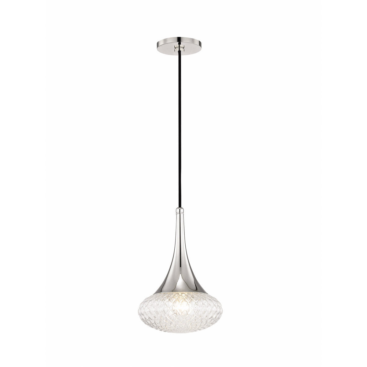 Mitzi 1 Light Pendant in Polished Nickel H114701C-PN