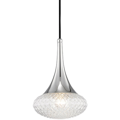 Mitzi 1 Light Pendant in Polished Nickel H114701C-PN