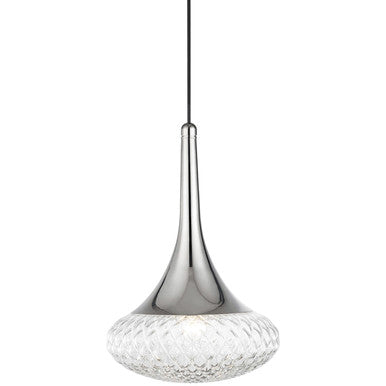 Mitzi 1 Light Pendant in Polished Nickel H114701D-PN