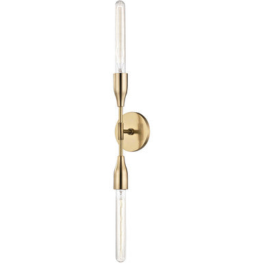 Mitzi 2 Light Wall Sconce in Aged Brass H116102-AGB