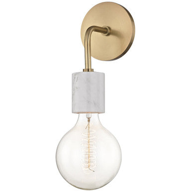 Mitzi 1 Light Wall Sconce in Aged Brass H120101-AGB