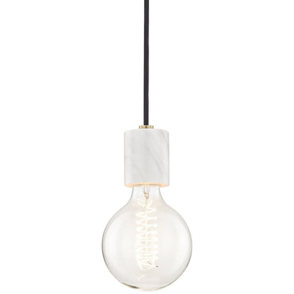 Mitzi 1 Light Pendant in Aged Brass H120701-AGB