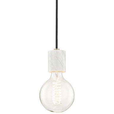 Mitzi 1 Light Pendant in Aged Brass H120701-AGB