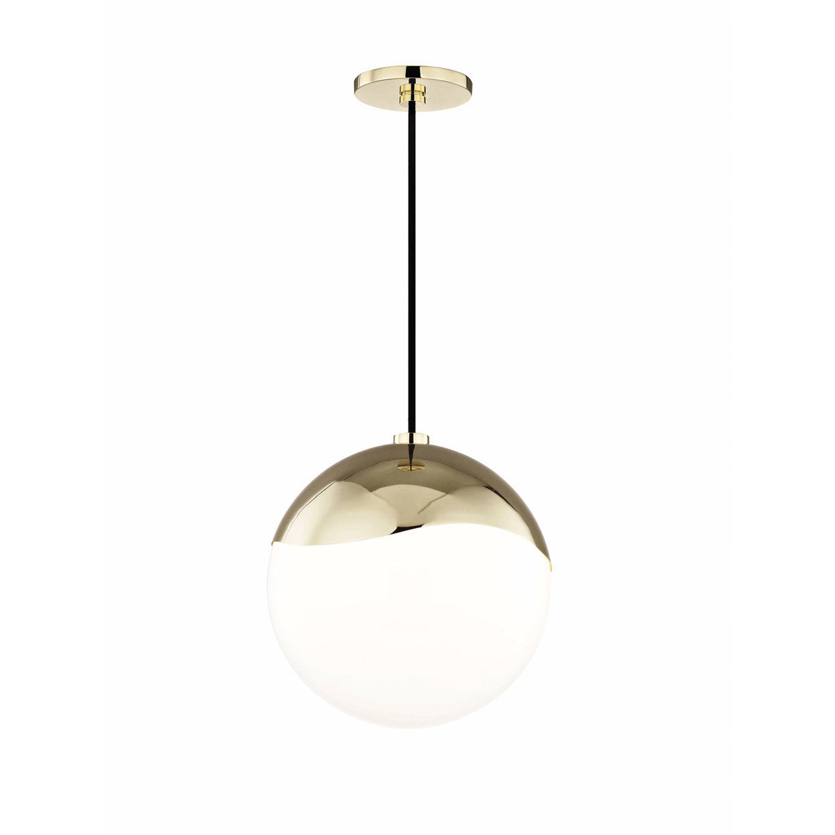 Mitzi 1 Light Pendant in Polished Brass H125701L-PB