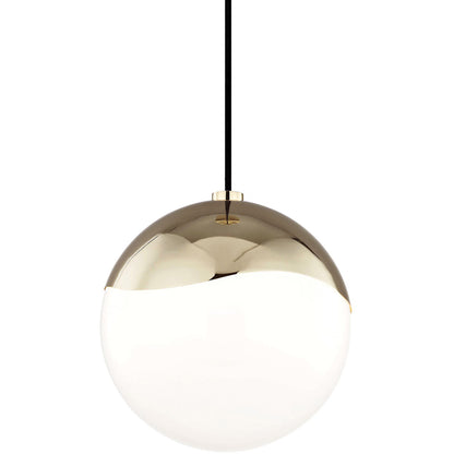 Mitzi 1 Light Pendant in Polished Brass H125701L-PB