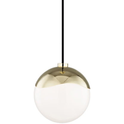 Mitzi 1 Light Pendant in Polished Brass H125701S-PB