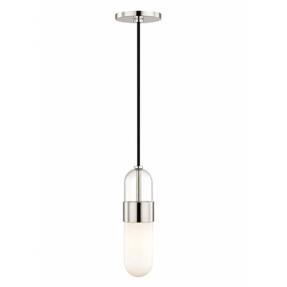 Mitzi 1 Light Pendant in Polished Nickel H126701-PN