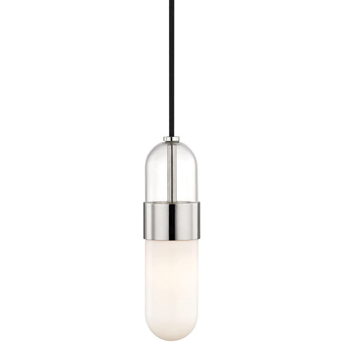 Mitzi 1 Light Pendant in Polished Nickel H126701-PN