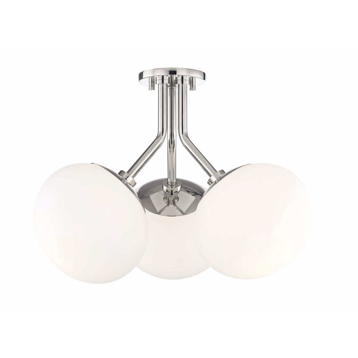 Mitzi 3 Light Semi Flush in Polished Nickel H134603-PN