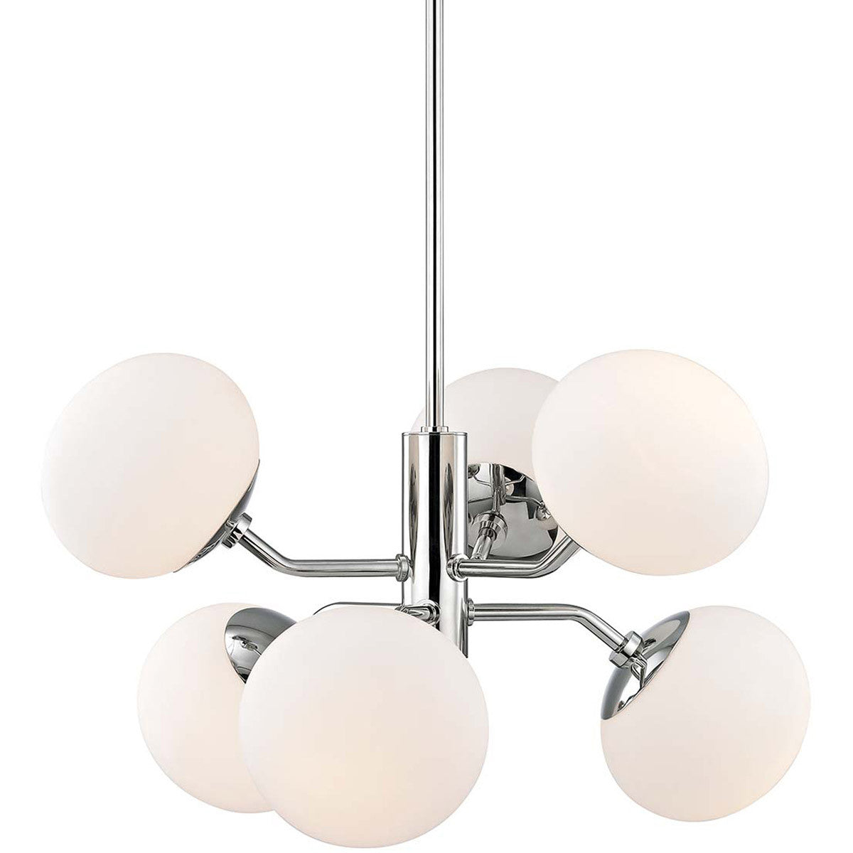 Mitzi 6 Light Chandelier in Polished Nickel H134806-PN