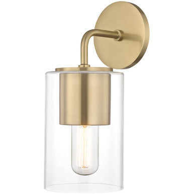 Mitzi 1 Light Wall Sconce in Aged Brass H135101-AGB