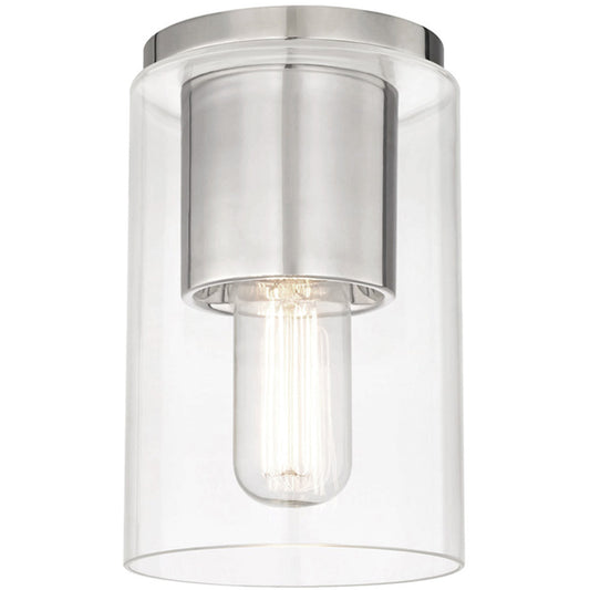 Mitzi 1 Light Flush Mount in Polished Nickel H135501-PN