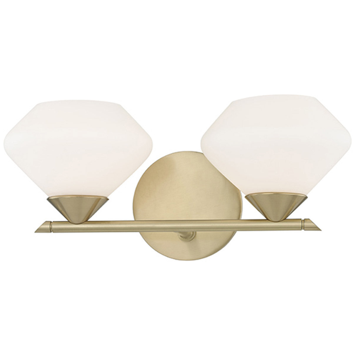 Mitzi 2 Light Bath and Vanity in Aged Brass H136302-AGB