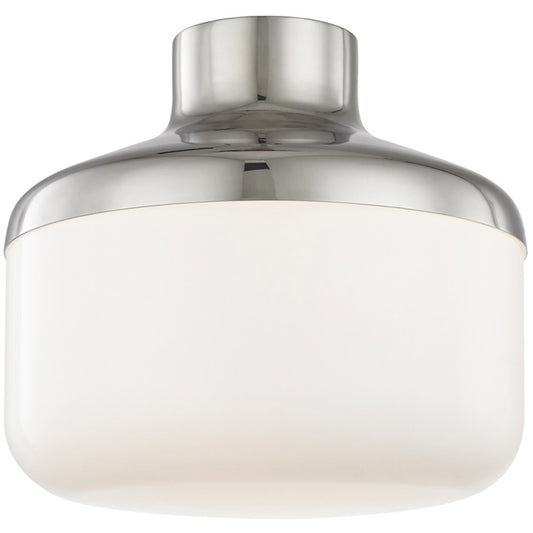 Mitzi 1 Light Flush Mount in Polished Nickel H144501L-PN