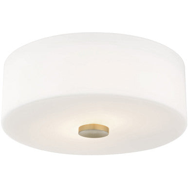 Mitzi 2 Light Flush Mount in Aged Brass H146502-AGB