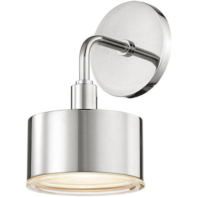 Mitzi 1 Light Wall Sconce in Polished Nickel H159101-PN