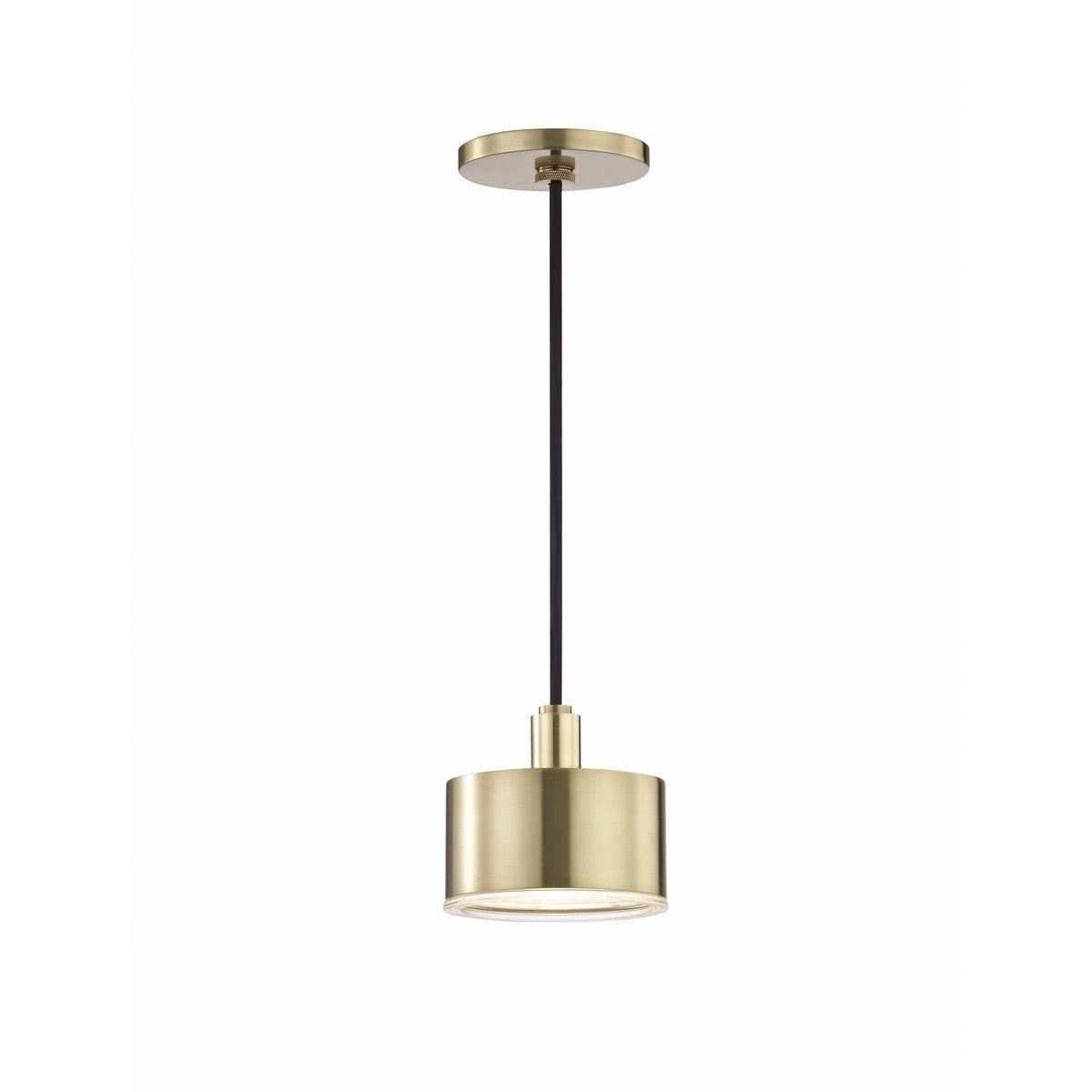 Mitzi 1 Light Pendant in Aged Brass H159701-AGB