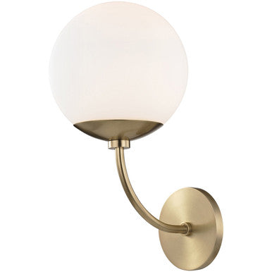 Mitzi 1 Light Wall Sconce in Aged Brass H160101-AGB