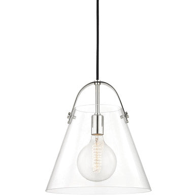 Mitzi 1 Light Pendant in Polished Nickel H162701L-PN